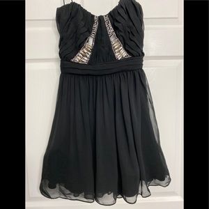 Strapless prom dress